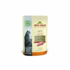 24 X Almo Nature HFC Kitten With Chicken Cat Food 55g