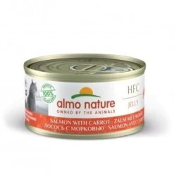 24 X Almo Nature HFC Jelly Salmon And Carrot Cat Food 70g
