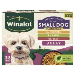 Winalot Small Breed Wet Dog Food Pouches Mixed In Jelly