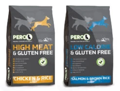 2 X 12kg Pero High Meat Chicken & Low Calorie Salmon Dry Dog Food