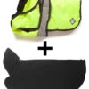 Danish Design 2 In 1 Hi Vis Waterproof Four Seasons Performance Dog Coat -PetJoy Shop img hiviz lining and coat