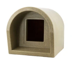 Mr Snugs KatDen Outdoor Cat Kennel - Sandstone -PetJoy Shop img sand2Bfront28129