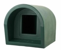 Mr Snugs Katden Dark Green Cat Kennel With Mattress & Liner -PetJoy Shop imggreenfront1 3