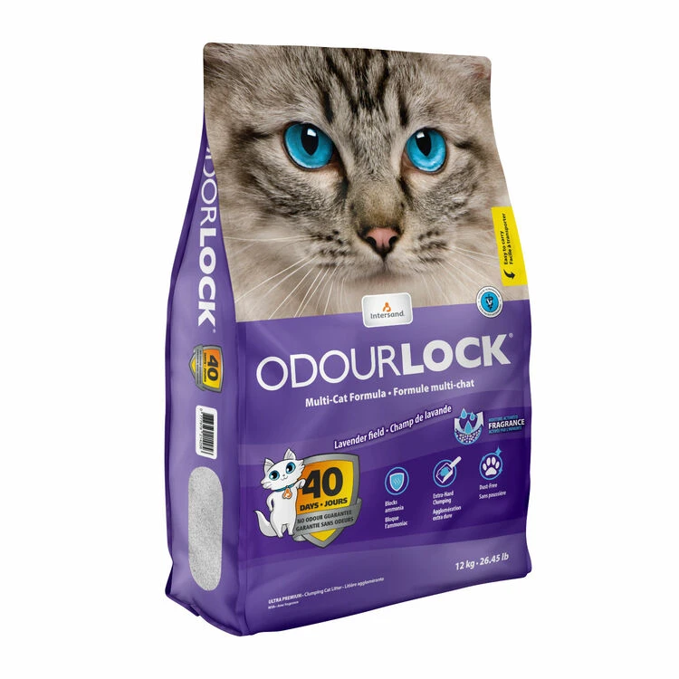 Intersand Odourlock Lavender Clumping Cat Litter 6 Intersand Odourlock Lavender Clumping Cat Litter - Image 4