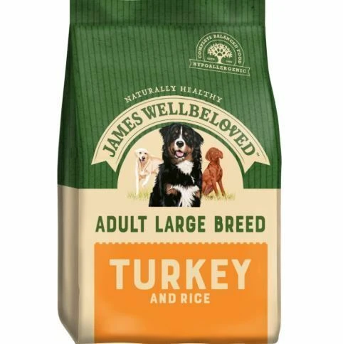 James Wellbeloved Large Breed Turkey & Rice Dry Dog Food 3 James Wellbeloved Large Breed Turkey & Rice Dry Dog Food