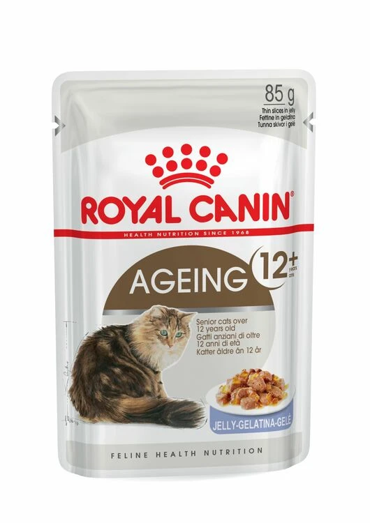 ROYAL CANIN® Ageing 12+ In Jelly Senior Wet Cat Food 3 ROYAL CANIN® Ageing 12+ In Jelly Senior Wet Cat Food