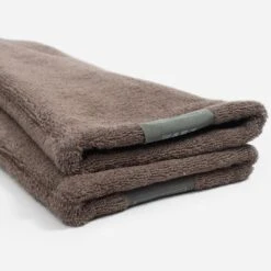 Lords & Labradors Bamboo Dog Drying Mits Mole -PetJoy Shop lords and labradors drying glove mole close up studio