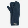 Lords & Labradors Bamboo Dog Drying Mits Navy Blue -PetJoy Shop lords and labradors drying gloves navy studio