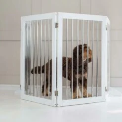 Lords & Labradors White Wooden Dog Gate