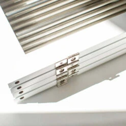 Lords & Labradors White Wooden Dog Gate 8 Lords & Labradors White Wooden Dog Gate -PetJoy Shop lords labradors grey wooden pet gate hinges