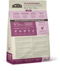 New ACANA First Feast Kitten Food With Chicken -PetJoy Shop ns acana cat first feast back right 1.8kg