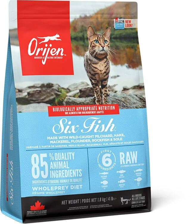 Orijen Six Fish Dry Cat & Kitten Food 3 Orijen Six Fish Dry Cat & Kitten Food