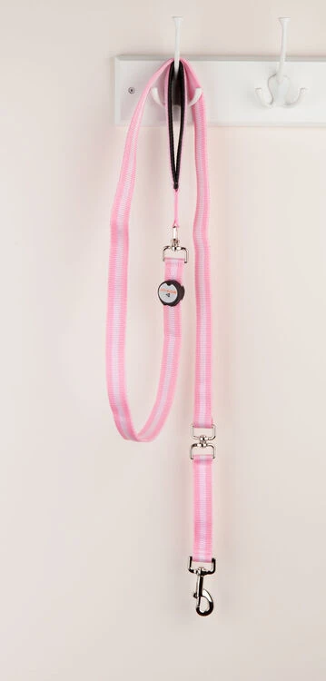 Nite Beams Flashing LED Dog Lead Pink Medium/Large 2.5cm X 180cm 4 Nite Beams Flashing LED Dog Lead Pink Medium/Large 2.5cm X 180cm - Image 2