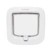 Petsafe Manual 4 Way Locking Cat Flap White -PetJoy Shop ppa19 16731a2