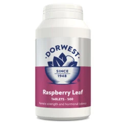 Dorwest Raspberry Leaf Tablets -PetJoy Shop rl500
