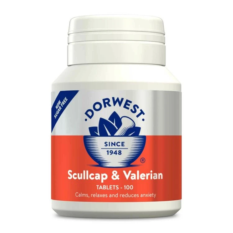 Dorwest Scullcap & Valerian Tablets For Pets 3 Dorwest Scullcap & Valerian Tablets For Pets