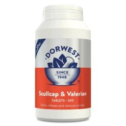 Dorwest Scullcap & Valerian Tablets For Pets 22 Dorwest Scullcap & Valerian Tablets For Pets -PetJoy Shop sv500