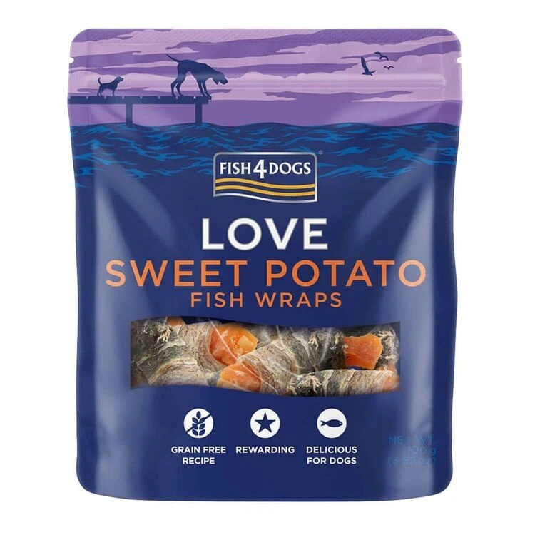 Fish4Dogs Sea Wraps Sweet Potato Dog Treats 3 Fish4Dogs Sea Wraps Sweet Potato Dog Treats