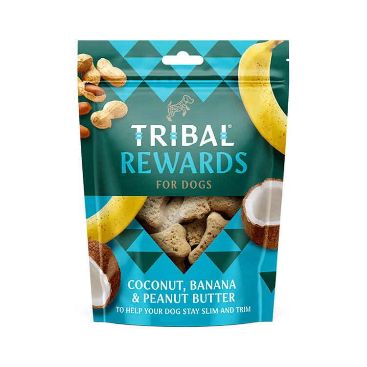 Tribal Rewards Coconut, Banana & Peanut Butter Dog Biscuits 3 Tribal Rewards Coconut, Banana & Peanut Butter Dog Biscuits