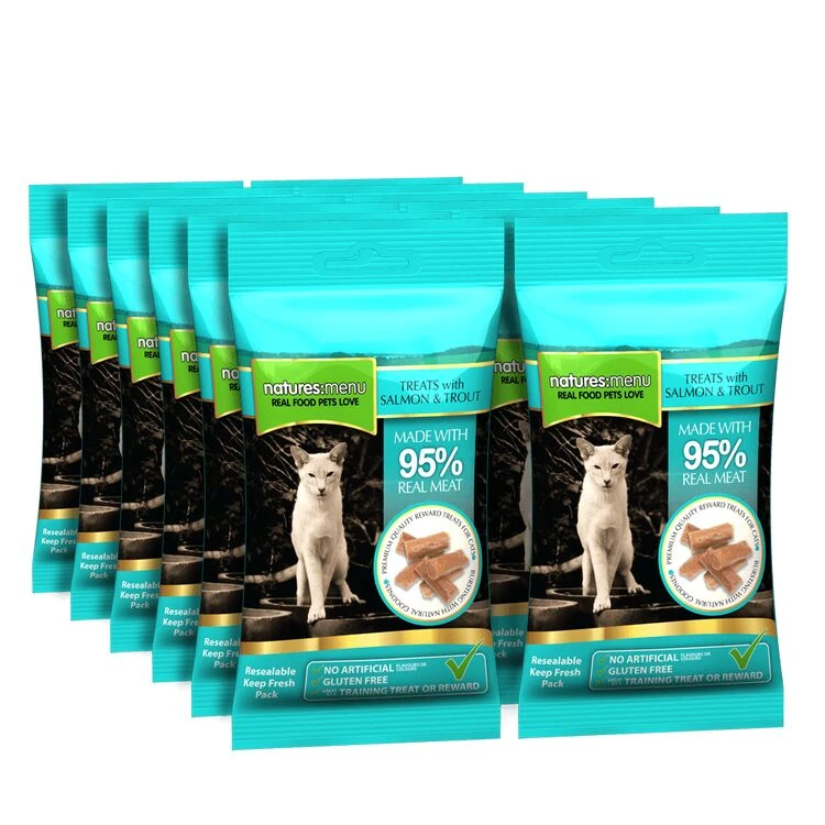 Natures Menu Real Meat Salmon & Trout Cat Treats 4 Natures Menu Real Meat Salmon & Trout Cat Treats - Image 2