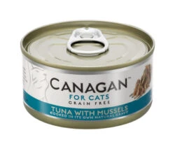 12 X 75g Canagan Tuna With Mussels Grain-Free Cat Food