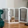 Lords & Labradors White Wooden Puppy Play Pen 1 Lords & Labradors White Wooden Puppy Play Pen -PetJoy Shop white wooden play pen