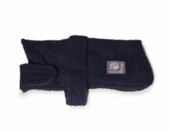 Danish Design Dog Robe Towelling Navy Blue -PetJoy Shop wp175qw